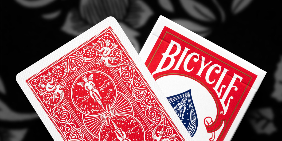 Marked Bicycle Rider Backs Playing Cards by Butterfly Magic Store